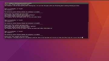 Sentence semantic similarity demo