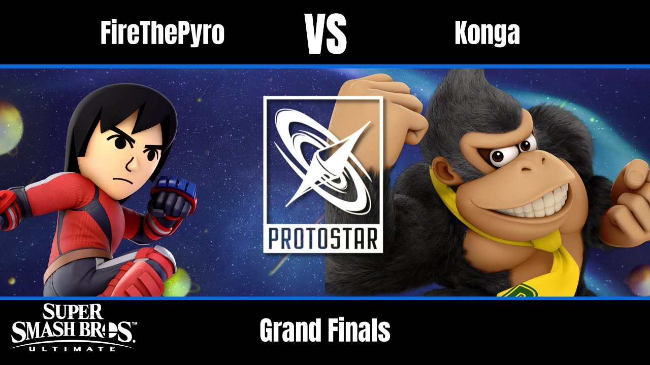 FireThePyro (Mii Brawler) vs Konga (Donkey Kong) - Ultimate Grand Finals - Protostar #63