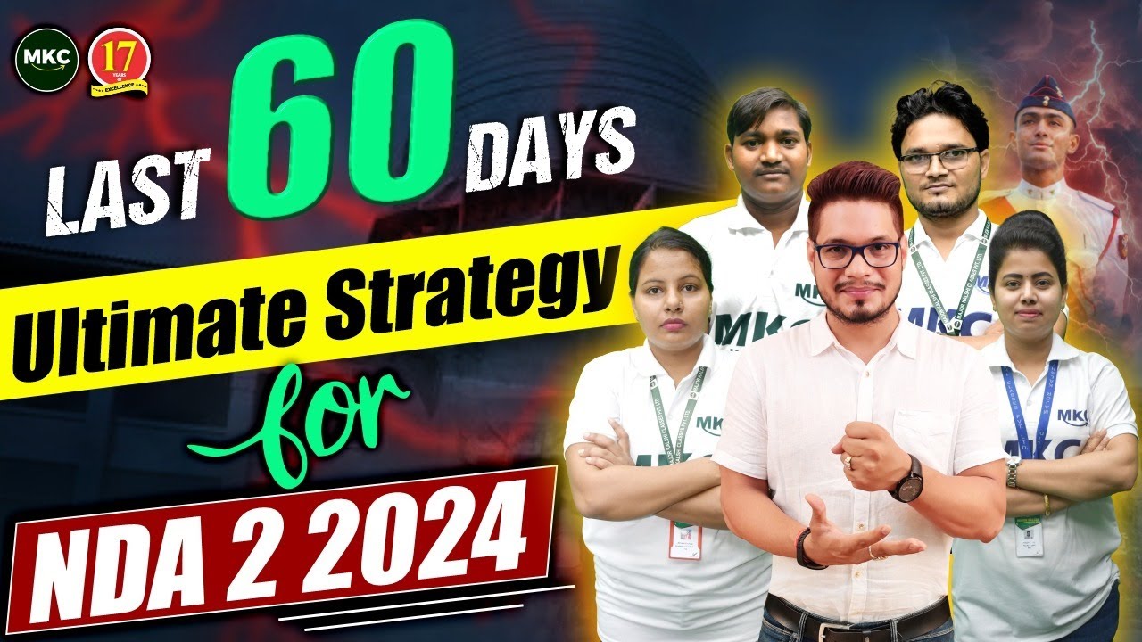 60 Days Smart Plan for NDA 2 2024 | How to Crack NDA in 60 Days| Best ...