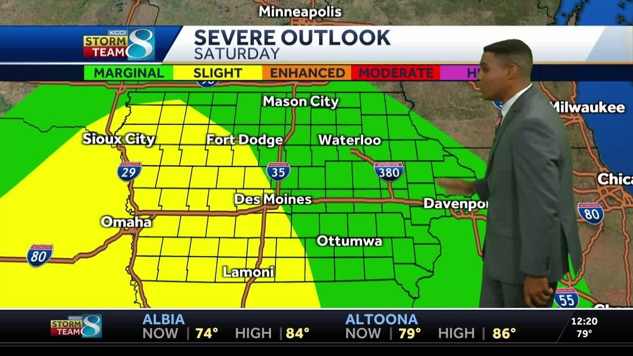 Storm chances ahead this weekend - YouTube