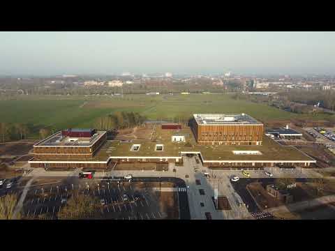 Drone vlucht rond Isala Meppel  4K