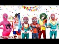 What if many spiderman in 1 house  new bad guy  rescue kid spider man in danger special action