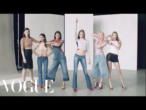 6 Models Make Moves in Spring’s Most Personal Denim - Vogue