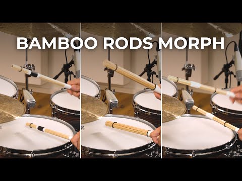Meinl Flex Multi-Rod Bamboo - Baguettes Flexibles Pour Batterie Et Percussions