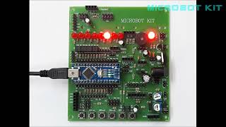 2.2 8-Led Running Light Program For Mb521 Nano Experiment Board