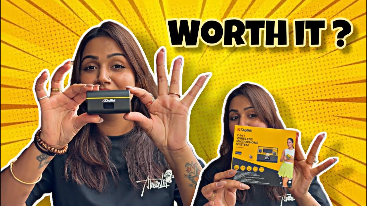 Honest Review of Digitek DWM-115 Wireless Microphone | Best Mic Under ₹3500? 🎤