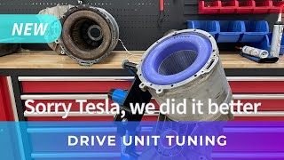 Tesla Large Drive Unit Reman and Tuning  Part 1