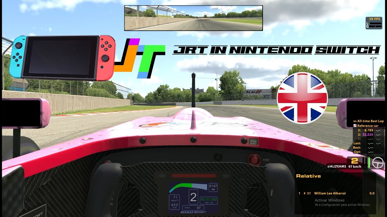 Jrt Sim Racing iRacing | JRT in Nintendo Switch! | Tutorial | English - YouTube