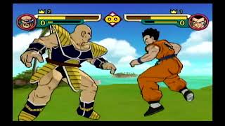 Dragon Ball Z Budokai 2 Original PS2 Version Nappa Vs Yamcha