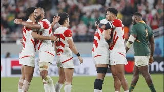 日本、初の４強ならず 南アに完敗、ラグビーＷ杯