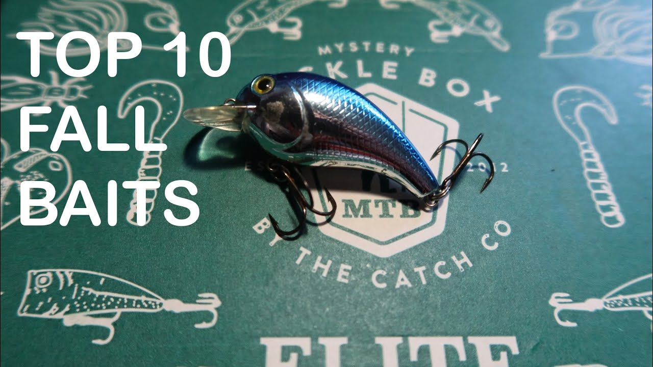 Top 10 Fall Bass Fishing Lures !!!