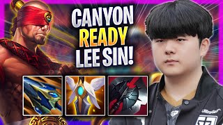 CANYON IS READY TO PLAY LEE SIN! - GEN Canyon Plays Lee Sin JUNGLE vs Nidalee! | Season 2024