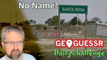 Geoguessr Daily Challenge - The Town With No Name