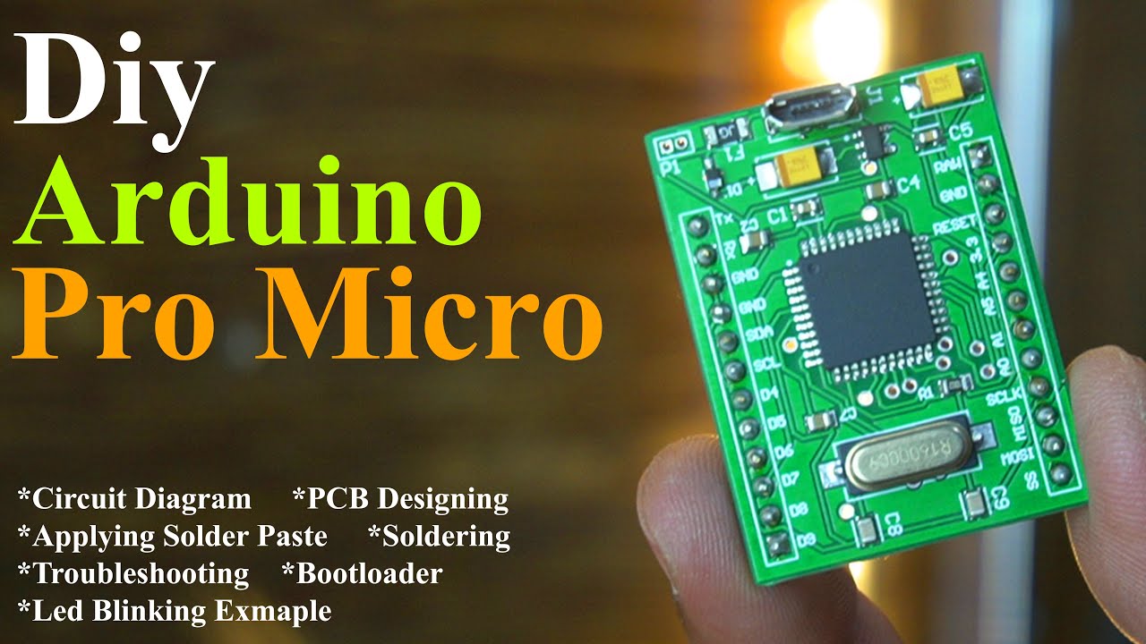 How to Make Arduino Pro Micro at Home, Altium Designer, Arduino Pro Micro  Bootloader 