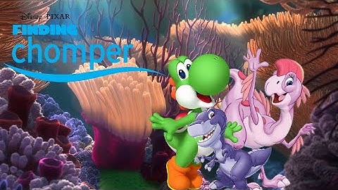 finding chomper (finding Nemo) cast video (the princess peach cherry blossom style)
