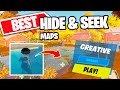 BEST HIDE &amp; SEEK MAPS | FORTNITE CREATIVE (WITH CODE)