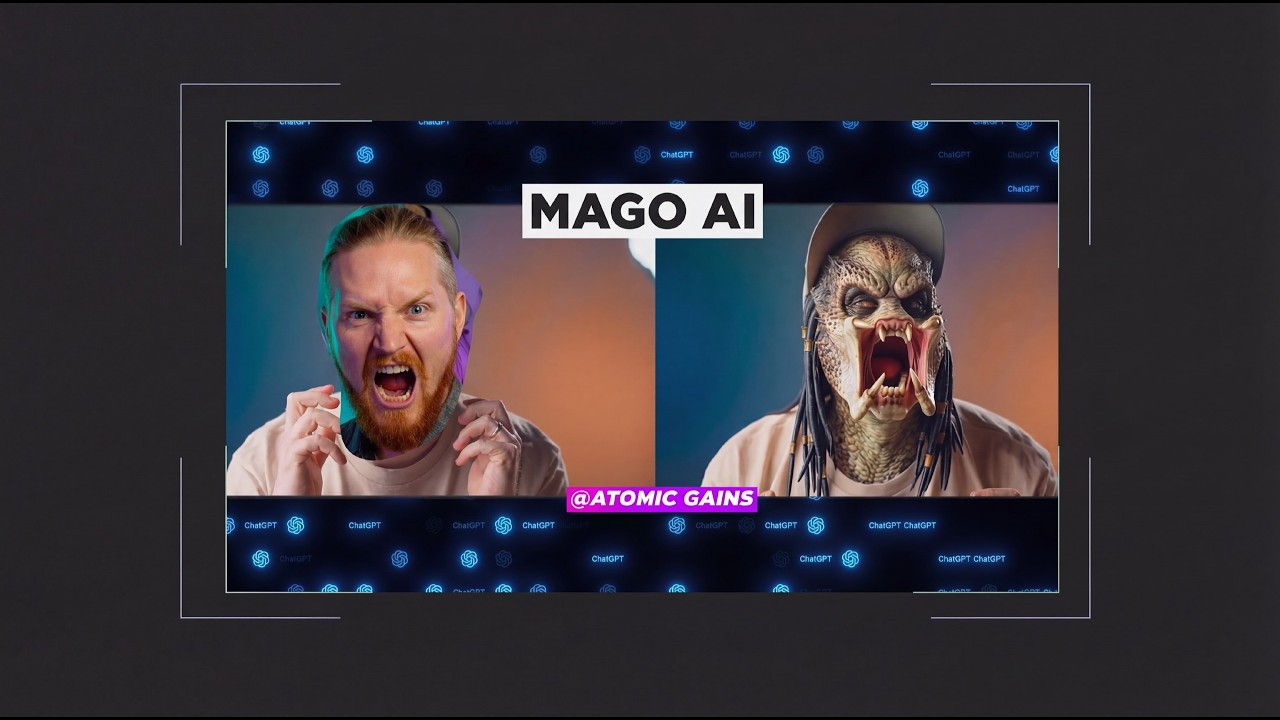 AI VFX: ДО/ПОСЛЕ — жёсткая смена образа ⚡