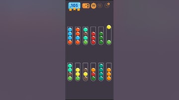 Ball Sort Puzzle 2021 - Color Game | Color ball sorting puzzle games | Level 105