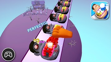 Teeth Runner - Gameplay Walkthrough Part 1 - Basic Solution Levels 10-13 (iOS, Android)