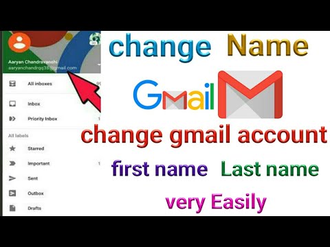 how to change gmail id name| change your gmail account name|gmail name
