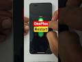 how to restart oneplus phone #oneplus #android