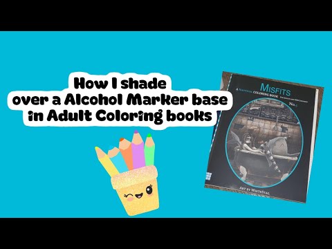 No Bleedthrough Alcohol Markers? YES REALLY WORKS! Must try Colouring Book  Hack 