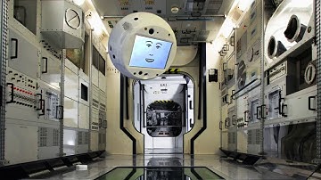 AI-enabled assistant robot returning to the Space Station with improved emotional intelligence