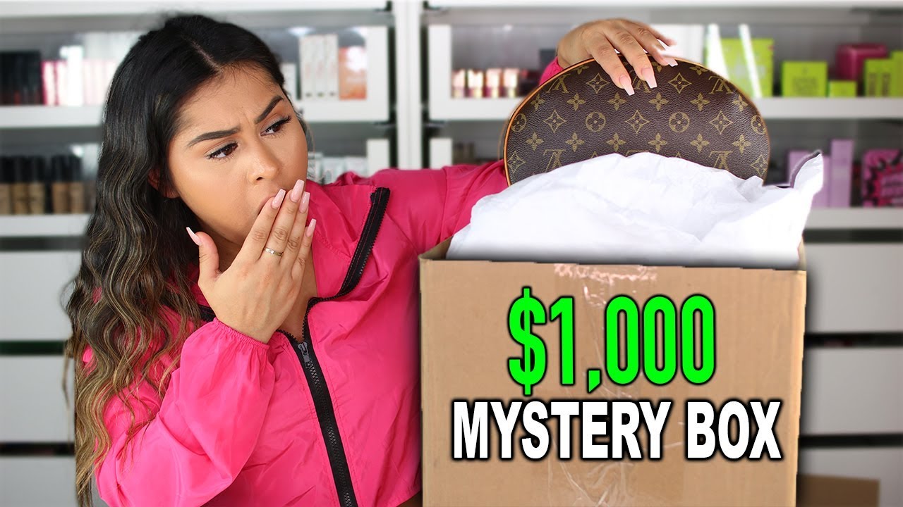 UNBOXING A $1,000 MYSTERY BOX! I got a Louis Vuitton bag... - YouTube