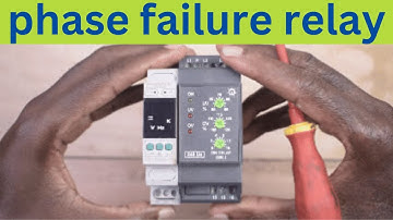 Phase Failure Relay Explained | Simple Demonstration for Electricians|Elektreca