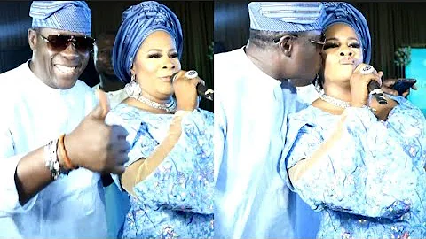 ACTOR OGOGO AND DOYIN KUKOYI AT AKIN OLAIYA'S BIRTHDAY