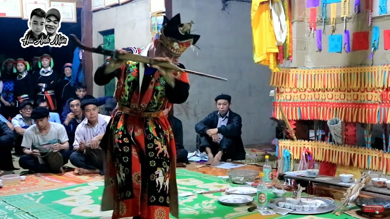 lễ cấp sắc của dao xã cao bồ phần 1 | Hai anh mán