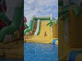 Budva. Montenegro. Trampoline.Jaz beach. Water slide#trampoline#beach#budwa#montenegro