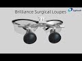 Brilliance loupes by eighteeth 3x magnification flipup asynchronous pd adjustment