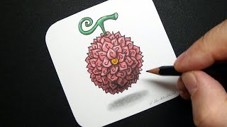 Magical Flower from One Piece - How to Draw Flower-Flower Fruit - #StayHome and Draw #WithMe