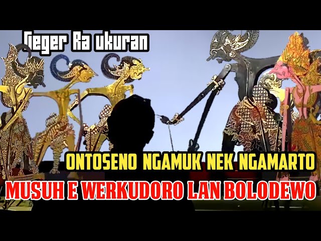 Lucu..!! Ngamarto gegeran kedayohan ontoseno lan wisanggeni seng ngamuk Werkudoro karo bolodewo class=