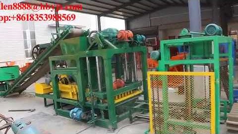 hongbaoyuan QT4-25D full automatic brick making machine production line
