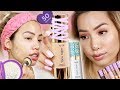 HIT OR MISS | NEW TARTE FACE TAPE FOUNDATION + PRIMER & POWDER | WEAR TEST REVIEW