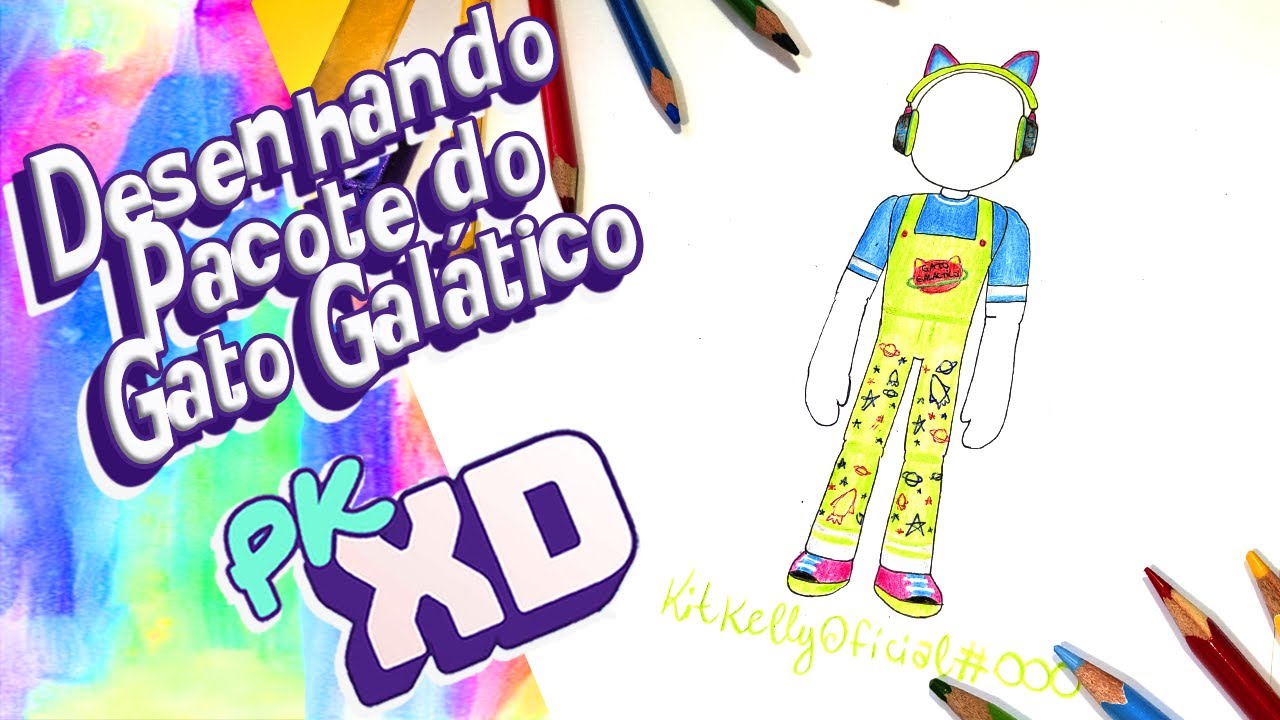 apenas um galactico on X: @OGatoGalactico falta eu arrumar algumas coisas  tortas colorir e desenhar o cueio na blusa (e você vestido de gato)   / X