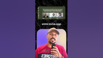 Tome AI Tutorial 2025 – Create Stunning Presentations & Visual Stories in Minutes!
