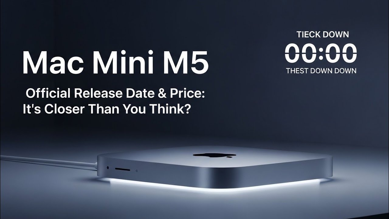Mac Mini M5 Official Release Date & Price: It's Closer Than You Think ...