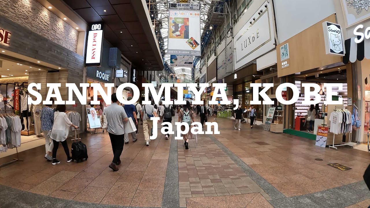 Walking tour on Sannomiya, KOBE city