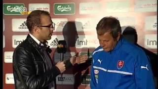 Rozhovor s Jánom Kozákom po zápase Lotyšsko - Slovensko 2:2