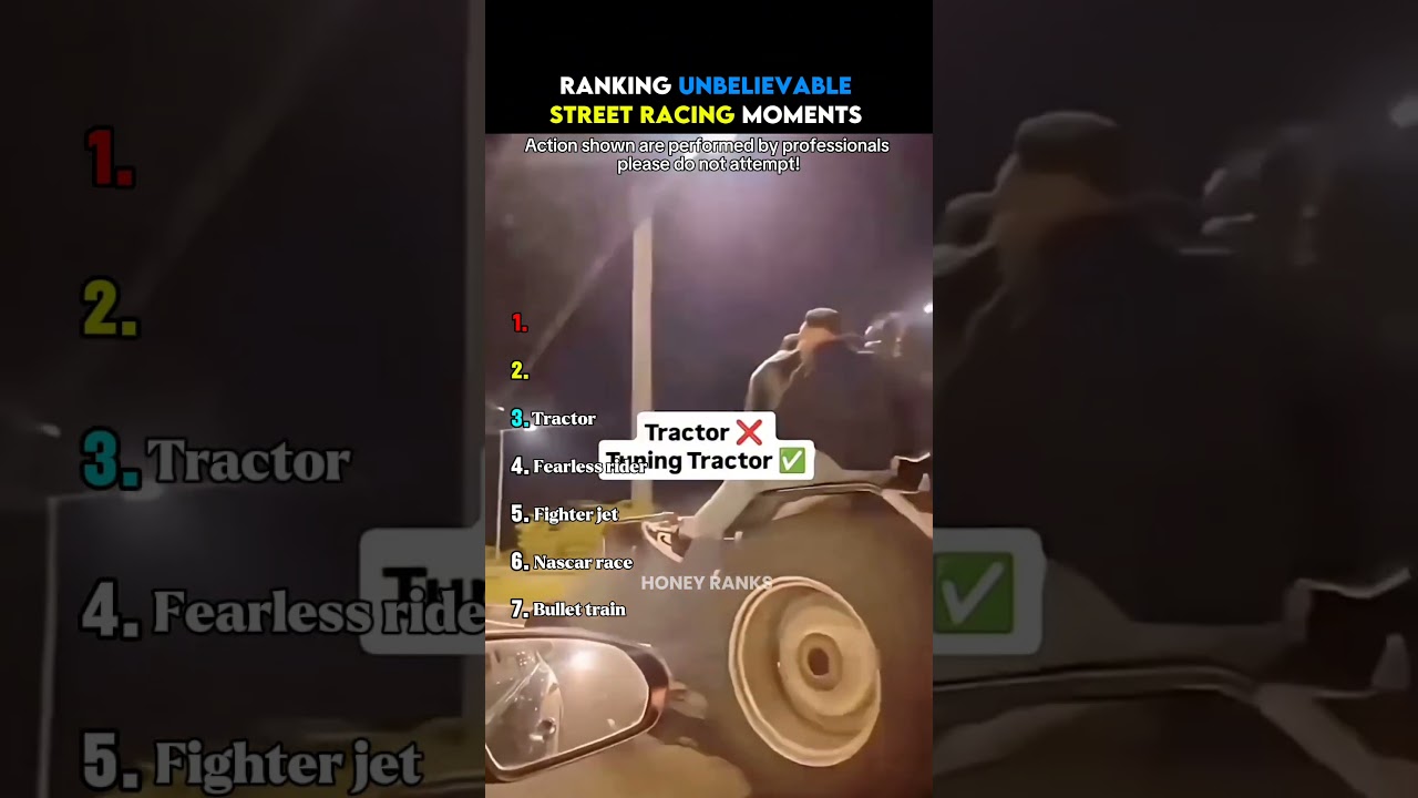 Ranking the Best Street Racing Moments 💀😅
