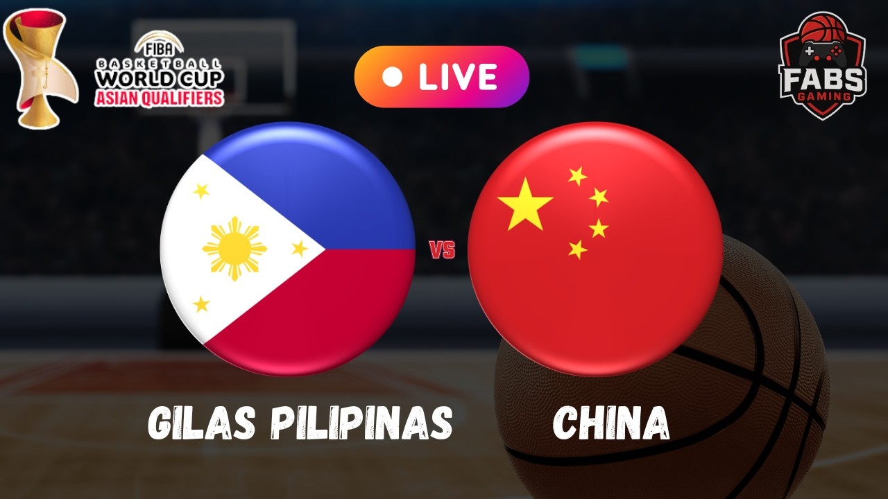 Live Now! GILAS PILIPINAS vs CHINA! FIBA WORLD CUP QUALIFIER Prediction Game!