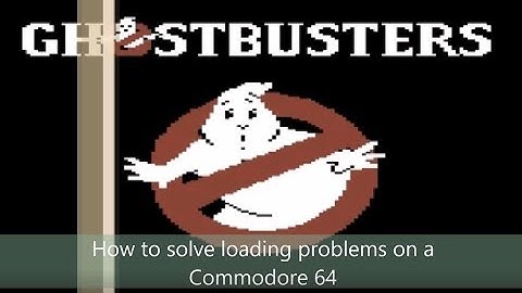 Commodore 64 tape loading problems