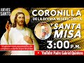 Santo Rosario, Coronilla a la Divina Misericordia, Santa Misa de hoy JUEVES SANTO 1 de abril de 2021