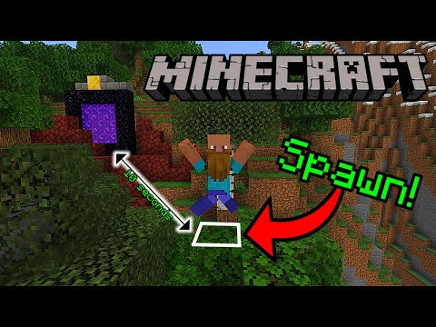 This Seed Allows You To GET In The Nether In Just 10 Seconds! Mcpe,PS4,Xbox,Switch,Windows10