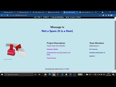 Spam or Ham Classification Using Machine Learning
