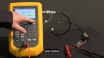 Fluke 729 Automatic Pressure Calibrator: How to Calibrate a Pressure Switch