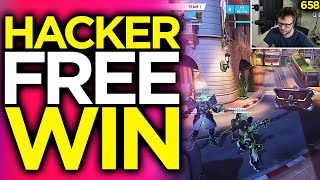 Cheater Found A Way To Win For Free! | Overwatch 2 screenshot 2